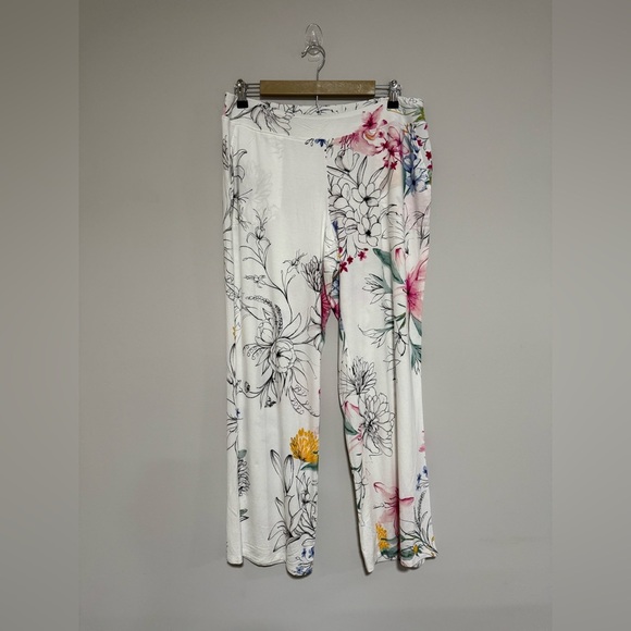Soma Bundle of 2 Floral and Polka Dot Pajama Pants Size Large Lounge Comfy Light - Picture 7 of 12